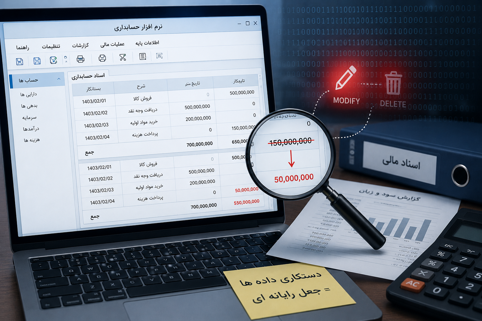 واکاوی یک نظریه کارشناسی در پرونده جعل رایانه‌ای و خیانت در امانت